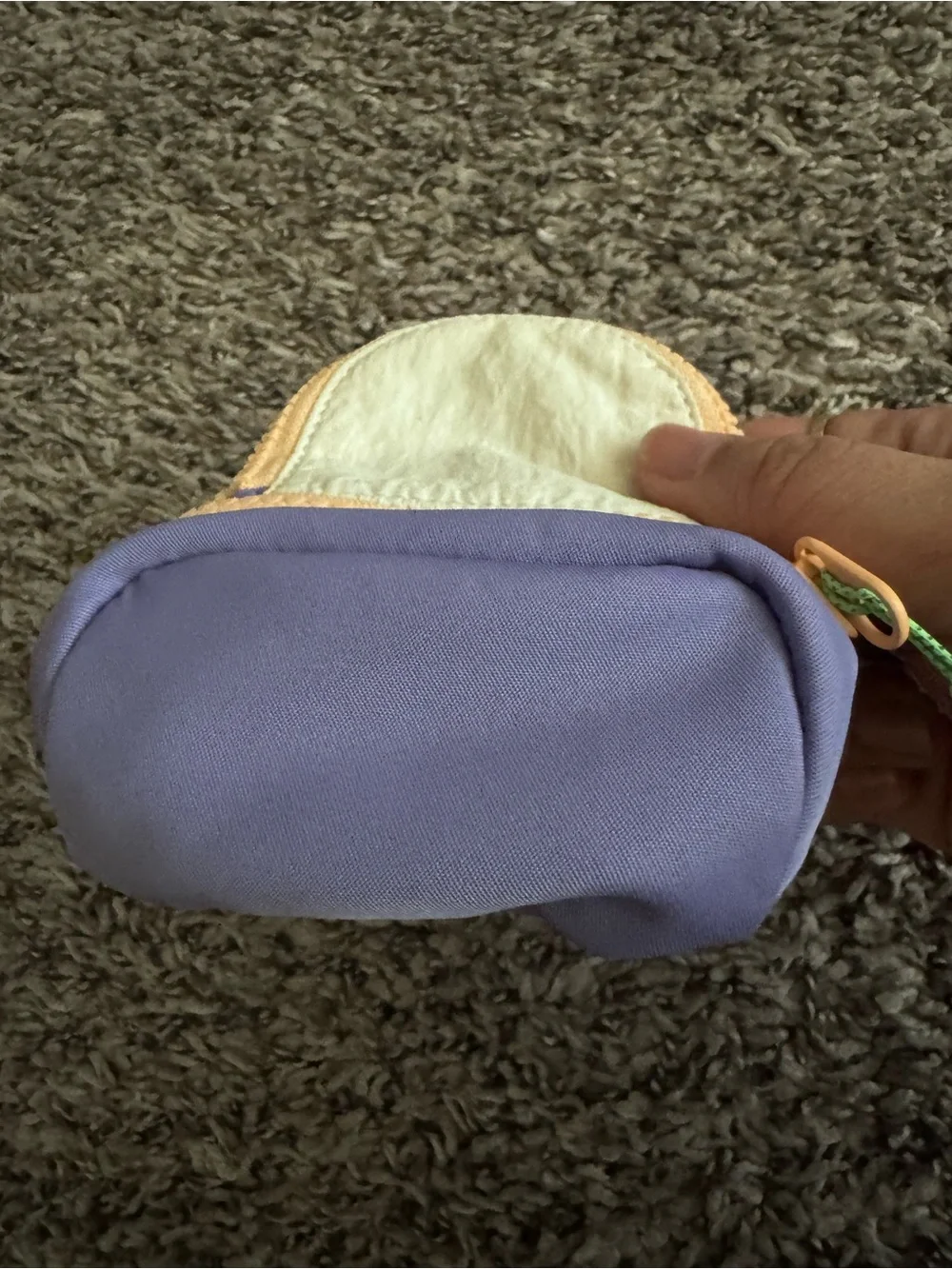 Reposting Lululemon athletica nano bag in Purple, Peach & Cream w/ Green Accent